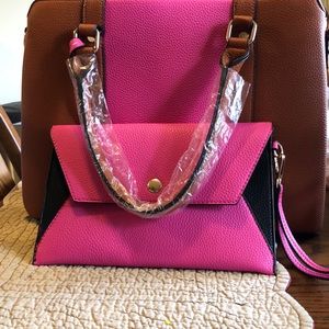 Women’s Dasein Two Tone Medium Satchel - New